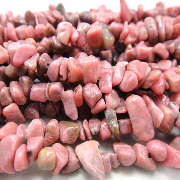 Rhodonite Chip Beads