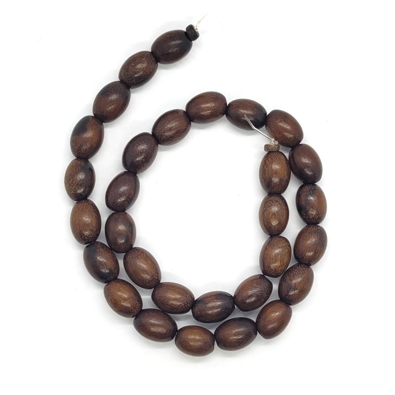 Robles Oval Wood Beads