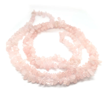 Rose Quartz 3x6mm Chip Beads