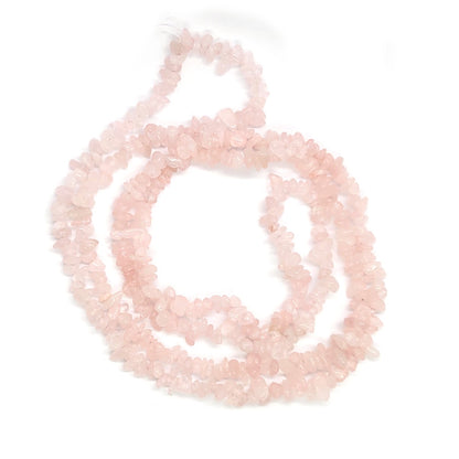 Rose Quartz 3x6mm Chip Beads