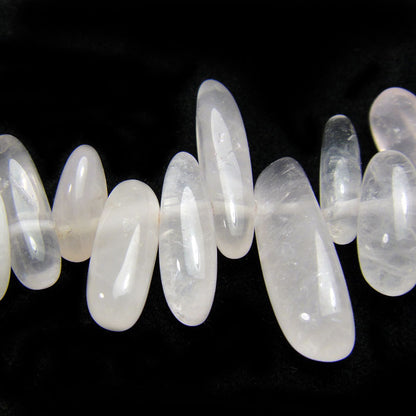 Rose Quartz Long Chip Beads