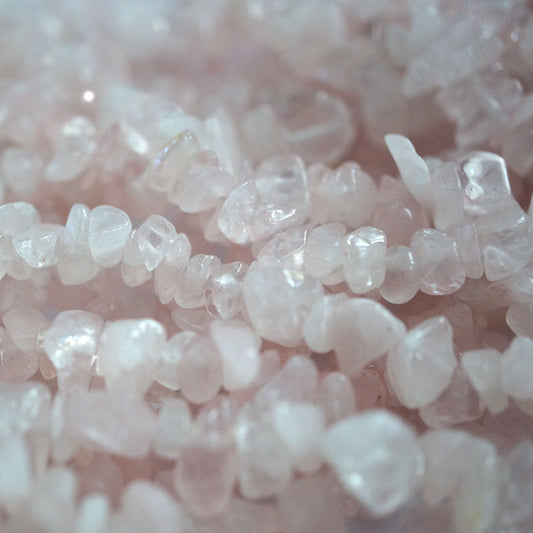 Rose Quartz Chip Beads