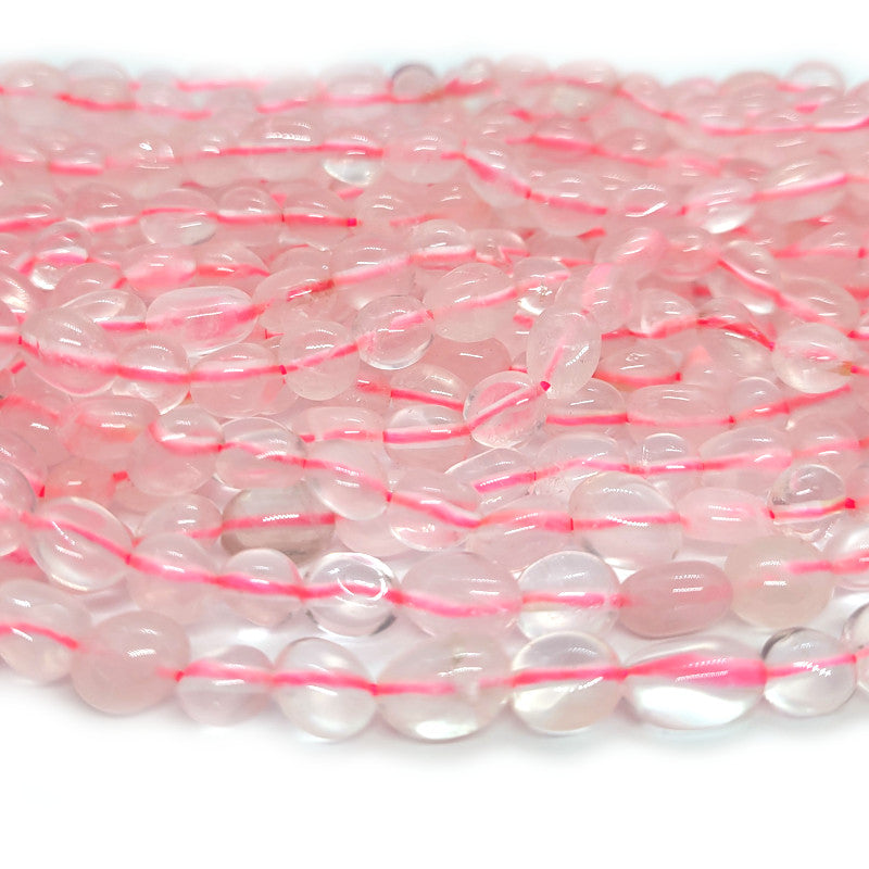 Rose Quartz Small Nugget Beads