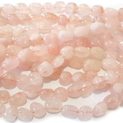 Rose Quartz Nugget Beads