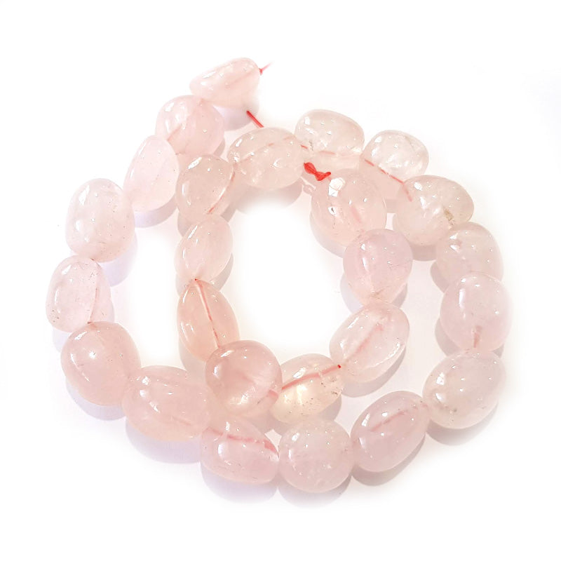 Rose Quartz Nugget Beads