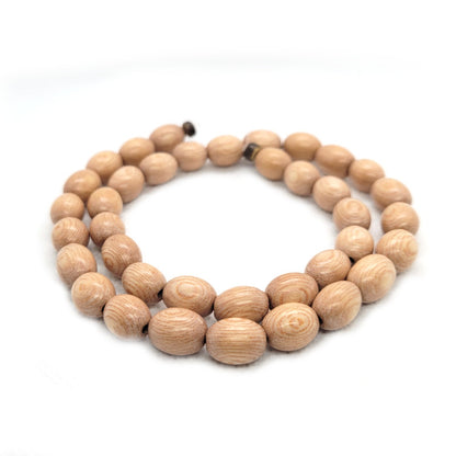 Rosewood Oval Wood Beads