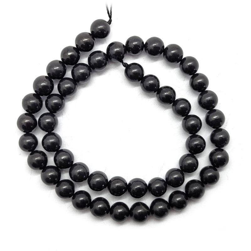 Shungite 8mm Round Beads