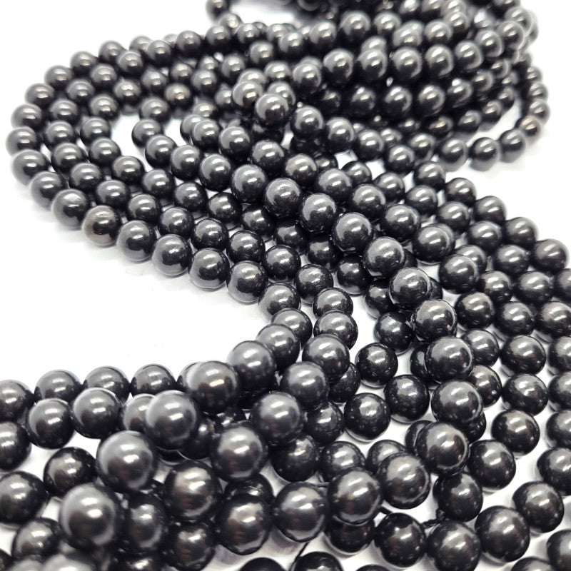 Shungite 8mm Round Beads