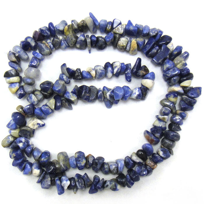 Sodalite Large Chip Beads