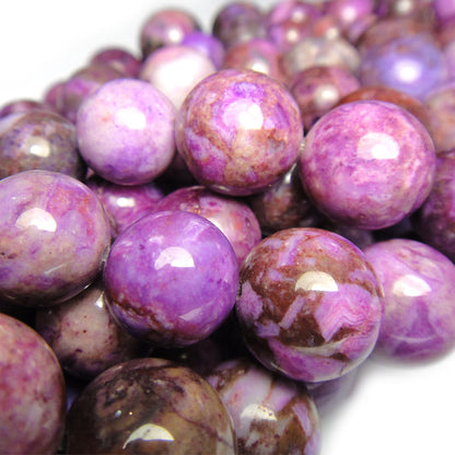 Sugilite Jasper Graduated Round Beads