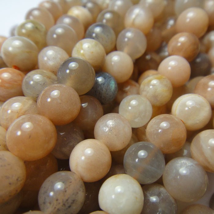 Sunstone 6mm Round Beads