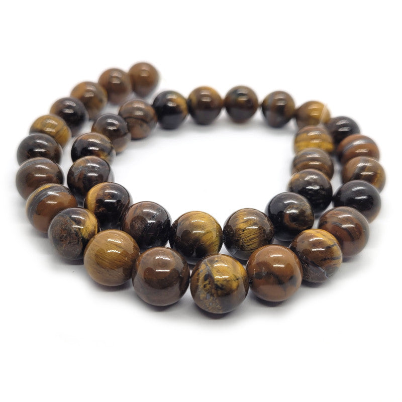 Tiger Eye 10mm Round Beads