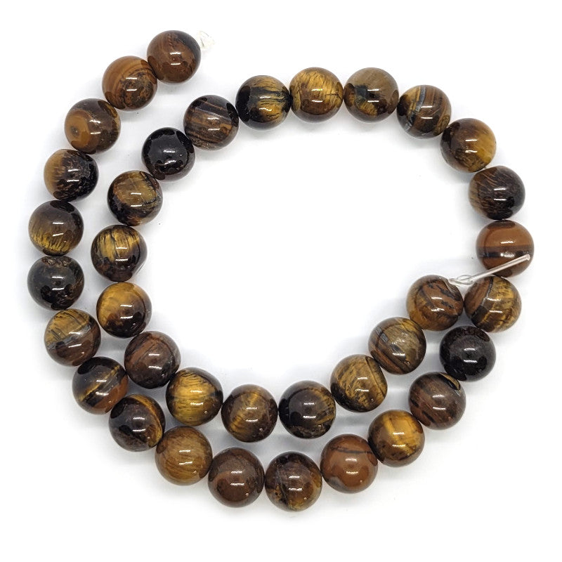 Tiger Eye 10mm Round Beads