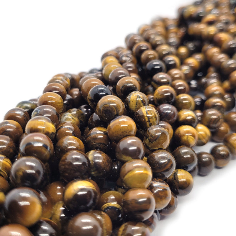 Tiger Eye 8mm Round Beads