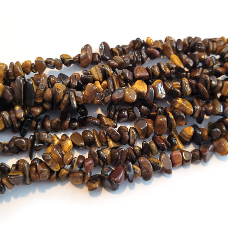 Tiger Eye Chip Beads