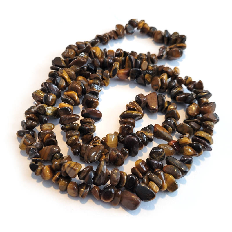 Tiger Eye Chip Beads