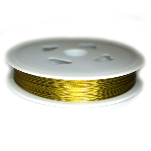 Tiger Tail Gold (.38mm) Beading Wire