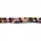 Multicolour Tourmaline 4mm Round Beads