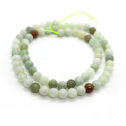 Natural Burmese Jade 6mm Round Beads (0123)