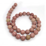 Rhodonite 10mm Round Beads