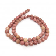 Rhodonite 6mm Round Beads