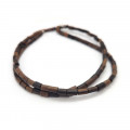 Kamagong (Tiger Ebony) Tube Wood Beads