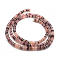 4-5mm Pink Hammer Shell Heishi Beads